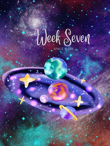 Week 7-July 29th- August 2nd Space Week Morning for Age 5-8