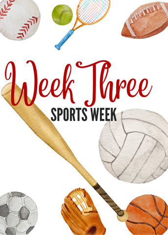 Week 3-July 1st- 5th Sports Week Morning for Age 5-8